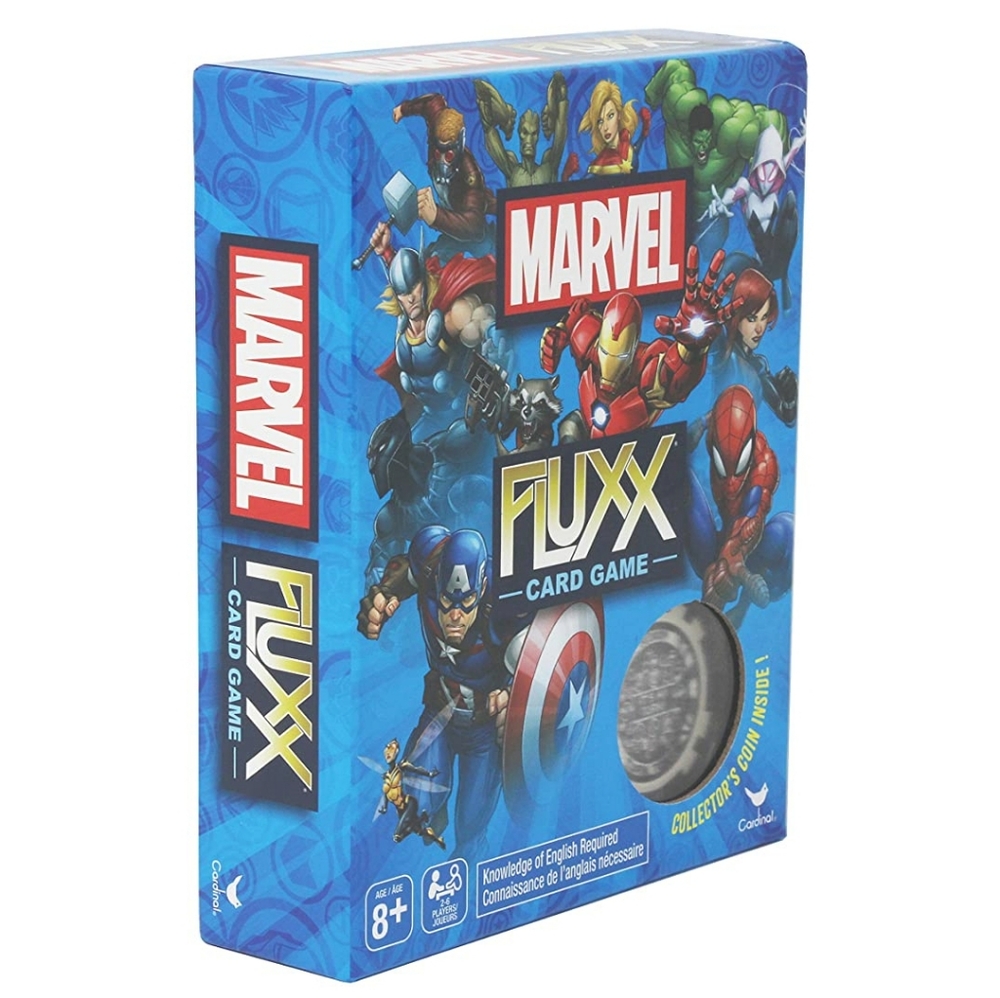 NIB Marvel Fluxx Card Game With Collectors Coin!! - Picture 2 of 9